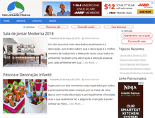 Tablet Screenshot of decoracao.novidadediaria.com.br